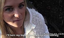 Homemade outdoor sex with a Czech girl in POV