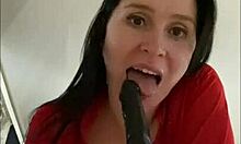 Sucking a virtual cock: GF's secret pleasure